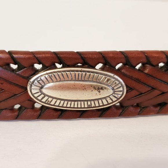 Fossil Vintage Braided Concho Belt - Picture 3 of 8